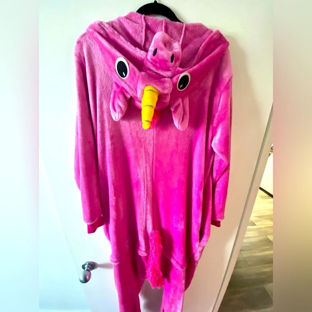 Hot pink Unicorn onesie!
